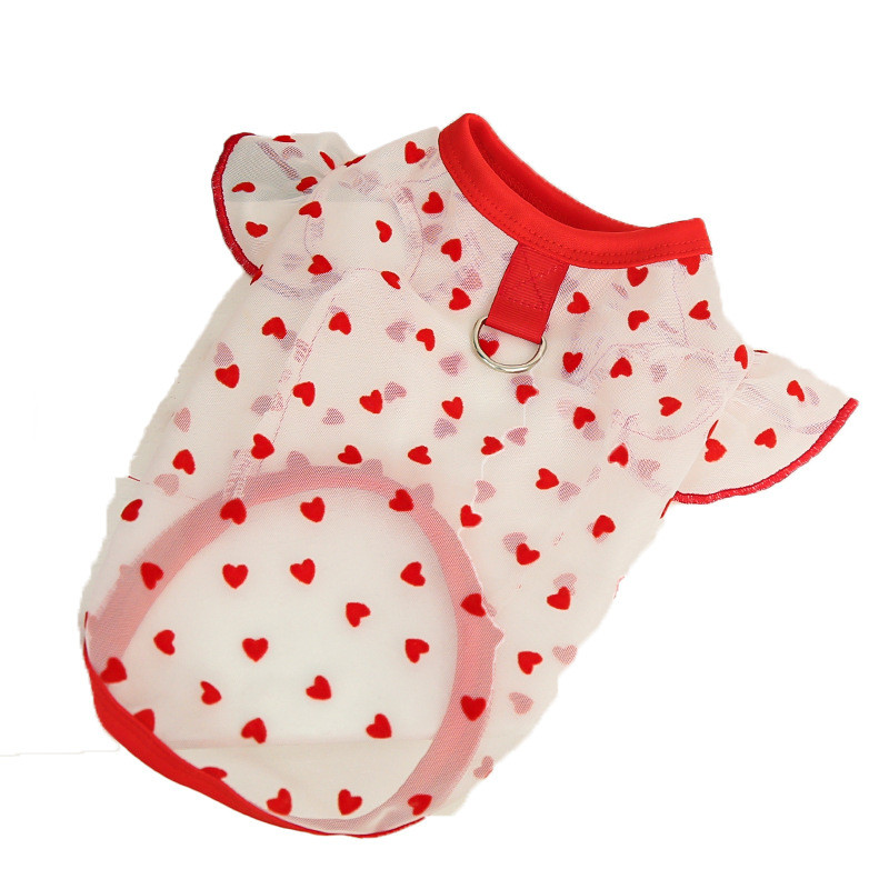 XS-2XL ฤดูร้อนเสื้อกั๊กสําหรับแมวสุนัขยืดหยุ่นบางเสื้อผ้าสําหรับลูกสุนัขแมวเสื้อผ้าตาข่ายบินแขนและ Penetrating เสื้อผ้าสัตว์เลี้ยง - รูปที่ 5