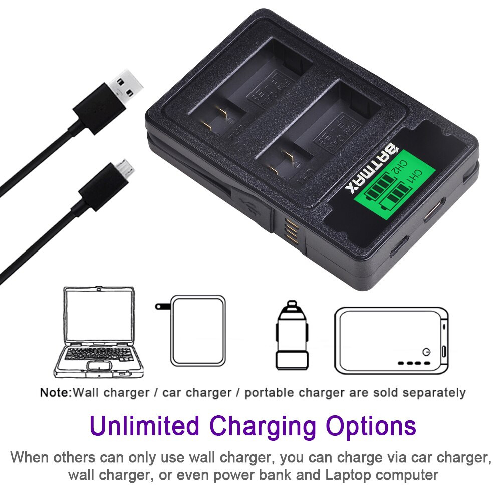 แท่นชาร์จ LP-E8 LED Dual Charger สำหรับแบตเตอรี่ Canon LP-E8 กล้องรุ่น 550D 600D 650D 700D LC-E8C Ba