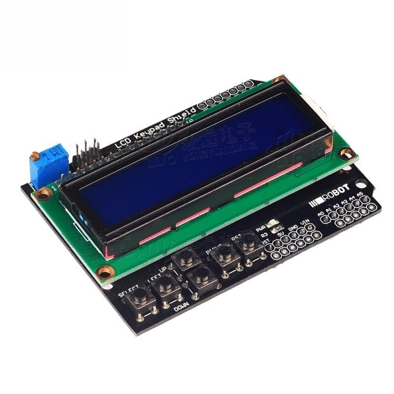 Arduino LCD 1602 Liquid Crystal Display Keypad Shield LCD1602