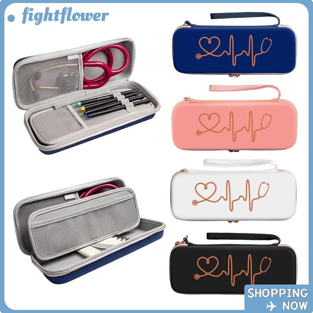 FIGHT Stethoscope , กล่องเก็บของมัลติฟังก์ชั่นแบบแข็ง, กระเป๋าเดินทางกันกระแทกกันน้ําแบบพกพาสําหรับ Littmann Classic III