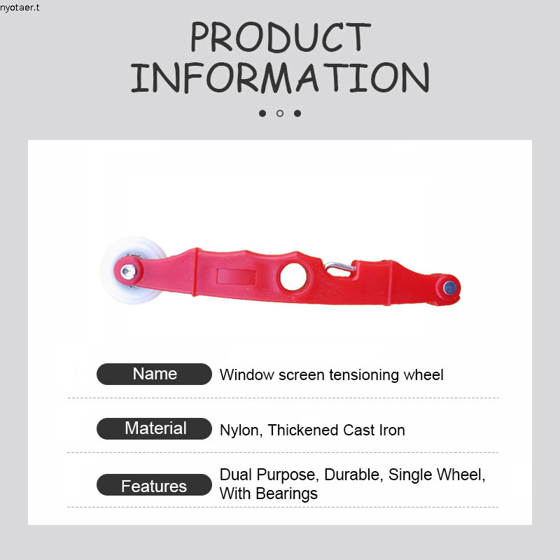 🌷COD🌷ลูกกลิ้งมุ้งลวด เครื่องมือลูกกลิ้ง สําหรับซ่อมแซมหน้าจอประตู Screen Rolling Tool สำหรับติดตั้งหน้าต่างและหน้าจอประตู - รูปที่ 6