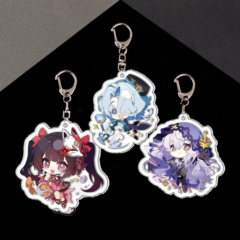 เกม Honkai: พวงกุญแจรางดาว รางตัวการ์ตูน Kafka Imbibitor Luna พวงกุญแจอะคริลิคสองด้าน