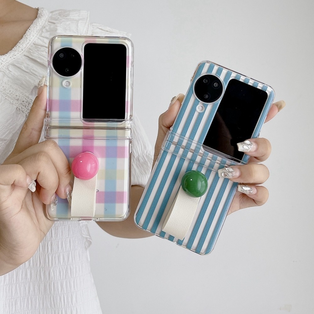 Aesthetic Pink Case สําหรับ OPPO Find N3 N2 Flip Unique Design Love N3Flip N2Flip กลับเคสโทรศัพท์