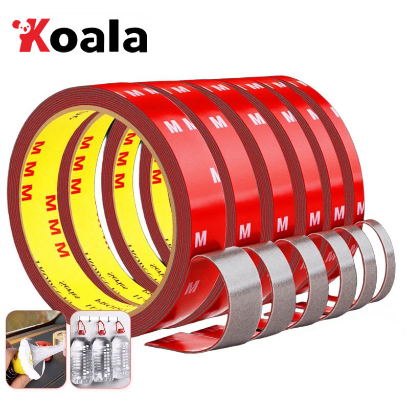 KOALA เทปกาว2หน้าMMM ของแท้100% MMM เทปกาวสองหน้า 3M แรงยึดติดสูง กันนํ้าทนร้อน เทปกาว3m ติดรถยนต์