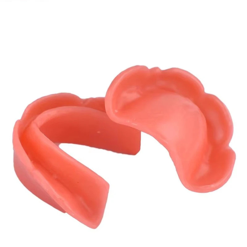 1 Set Dental Wax Edentulous Jaw Model Soft Wax Embankment Dental Model for Student Learning & Teachi