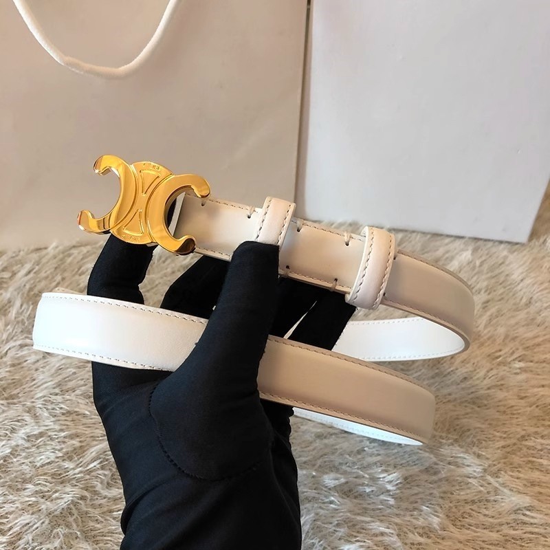 1: 1celine เข็มขัดผู้หญิงหนังแท้แฟชั่นชุดสูทเสื้อกันลมเสื้อเบลเซอร์กางเกงยีนส์หญิง Dior ที่เข้าได้กั