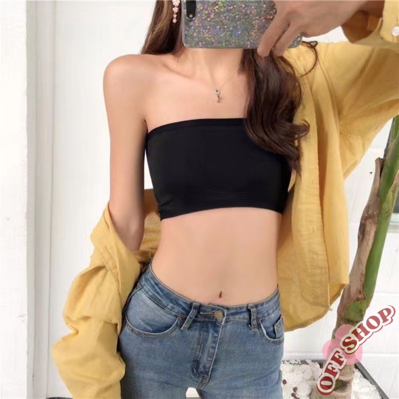 OFF SHOP  ใหม่ 2025 เสื้อเกาะอก สาวอวบใส่ได้จ้า ทรงสวยแมตช์ง่าย ผ้านิ่มใส่สบาย ”MX-2 ราคา ถูกที่สุด ดีลบีเคเค แกลเลอรีภาพที่ 4