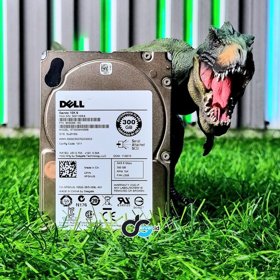 ฮาร์ดไดรฟ์ Dell 0PGHJG ST300MM0006 300GB SAS 2.5 นิ้ว