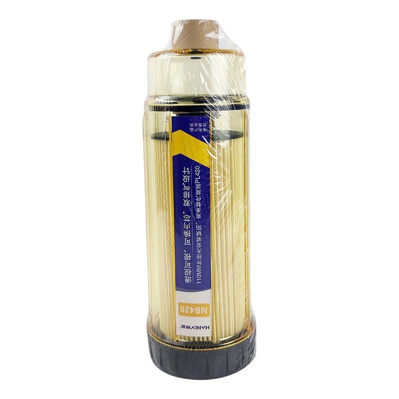 ไส้กรองดีเซล PL420 โปร่งใสที่มองเห็นได้ พร้อมชุดกรองดีเซล ชนิดแกนเปลี่ยนได้ PL420 กรองดีเซล Weichai