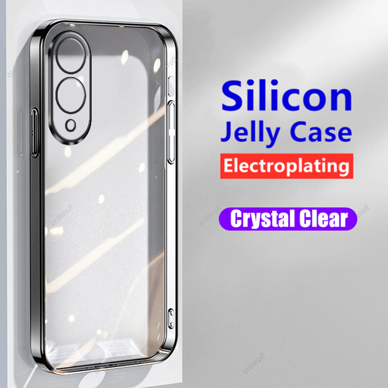 สําหรับ Samsung Galaxy S25 Edge 6.7 นิ้ว SM-S937U S937B S9370 ยืดหยุ่นขอบซิลิโคนอ่อนนุ่มชุบ Jelly กร