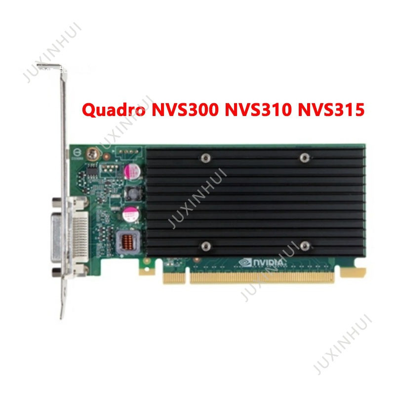 Used NVIDIA Quadro NVS300 512M NVS310 1G NVS315 1G กราฟิกการ์ด 512M 1GB VRAM dual DP กราฟิกการ์ดหลาย