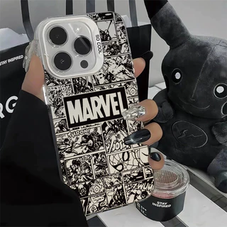 ❤️Mario❤️เคสไอโฟน11 12 13 14 15 16 17 Pro Max Matte Cartoon การ์ตูน hard Case For iPhone 7 8 16 15 PLUS X/XS XR XSMAX