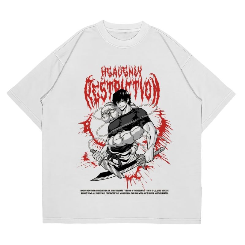 T-Shirt เสื้อยืด ANIME JOJI FUUSHINGORO | ANIME JUJUTSU KAISEN CLOTHING เสื้อยืด