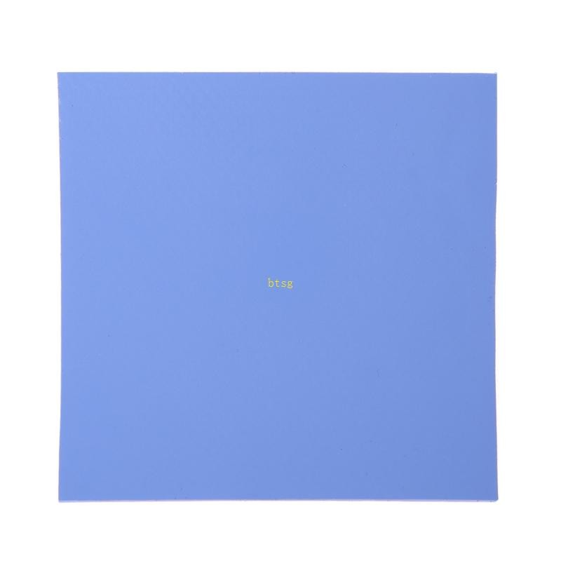 Btsg 100x100x2 มม.ซิลิโคนนําความร้อนแผ่นฮีทซิงค์ชิป IC Northbridge สําหรับ SSD CPU GPU LED IC Raspbe