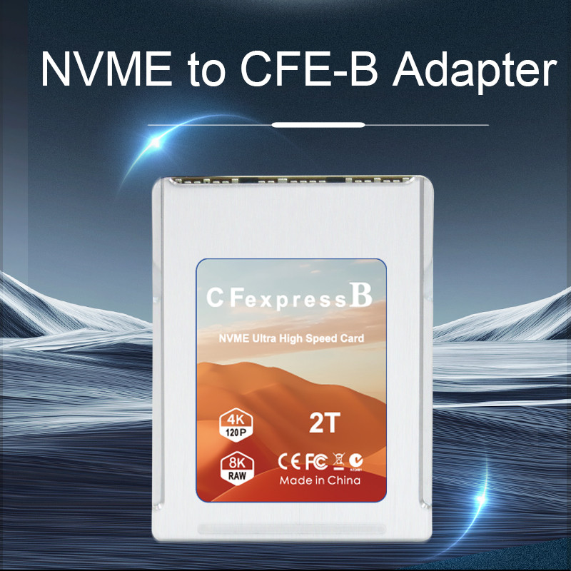 ใหม่ NVME ถึง CFExpress อะแดปเตอร์ M2 M-Key to CF Express ประเภท B การ์ดขยาย M2 ถึง CFE B Riser สนับสนุน PCIE4.0 2230 SSD สําหรับกล้อง