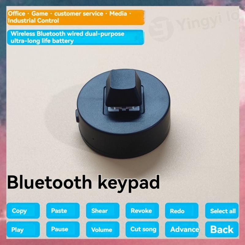 1-Key Mini Keypad USB Mini PC คีย์บอร์ด 2.4G ไร้สาย USB Mechanical Gaming คีย์บอร์ด Hot Key Program 