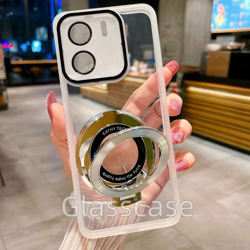 Oppo A5X 2025 สําหรับ Oppo A5 A 5 X pro A5X A5pro A5i A5ipro OppoA5X OppoA5pro พร้อมผู้ถือแหวนสแควร์