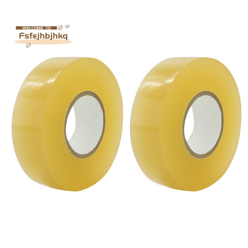 fsfejhbjhkq2Pack Hockey Tape อเนกประสงค์ Clear Shin Pad ถุงเท้าเทปม้วนกีฬาเกียร์ 2.4cmx28M
