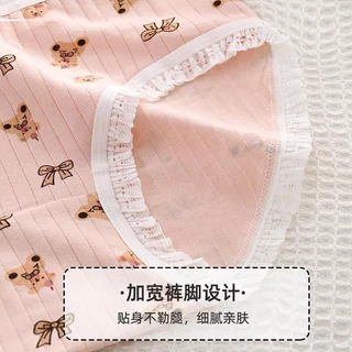 【คละสี 5 ชิ้น!!!】กางเกงชั้นใน มีM-XL กางเกงในผ้าฝ้าย ลายการ์ตูน หมี baby น่ารัก พร้อมส่ง