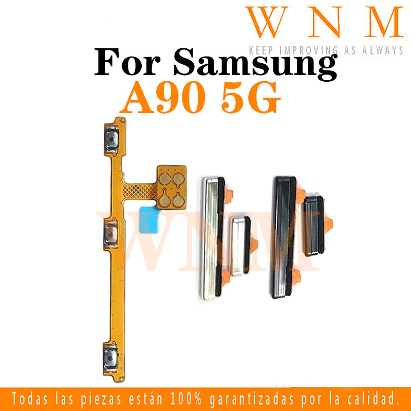 สําหรับ Samsung Galaxy A90 5G A9080 A908N ปุ่ม Flex บน/ปิดปุ่มสวิทช์ด้านข้าง Key Volume Up Down Flex สายโทรศัพท์มือถือ Part