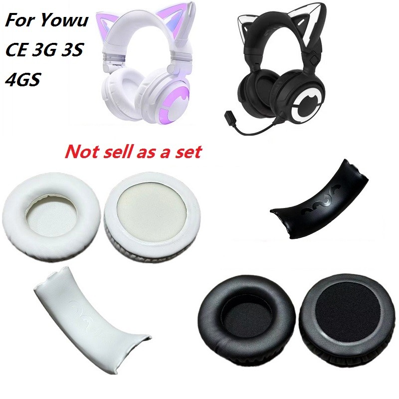 แผ่นรองหูฟังเปลี่ยน สําหรับ Yowu CE 3G 3S 4GS พร้อมเบาะหูและแถบคาดศีรษะ