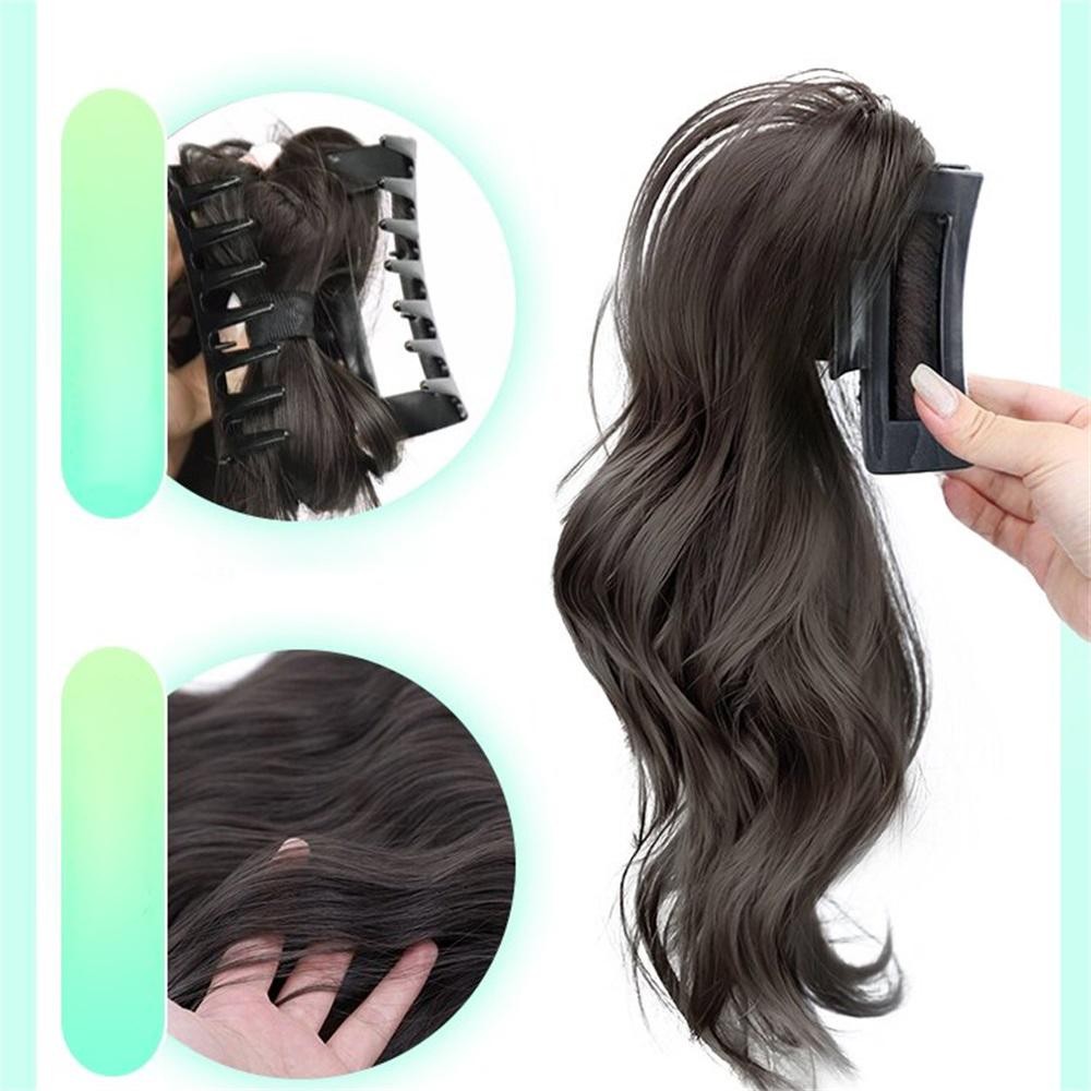 ผมหยิกหางม้าสูงแบบมัดครึ่งหัว - รูปที่ 4