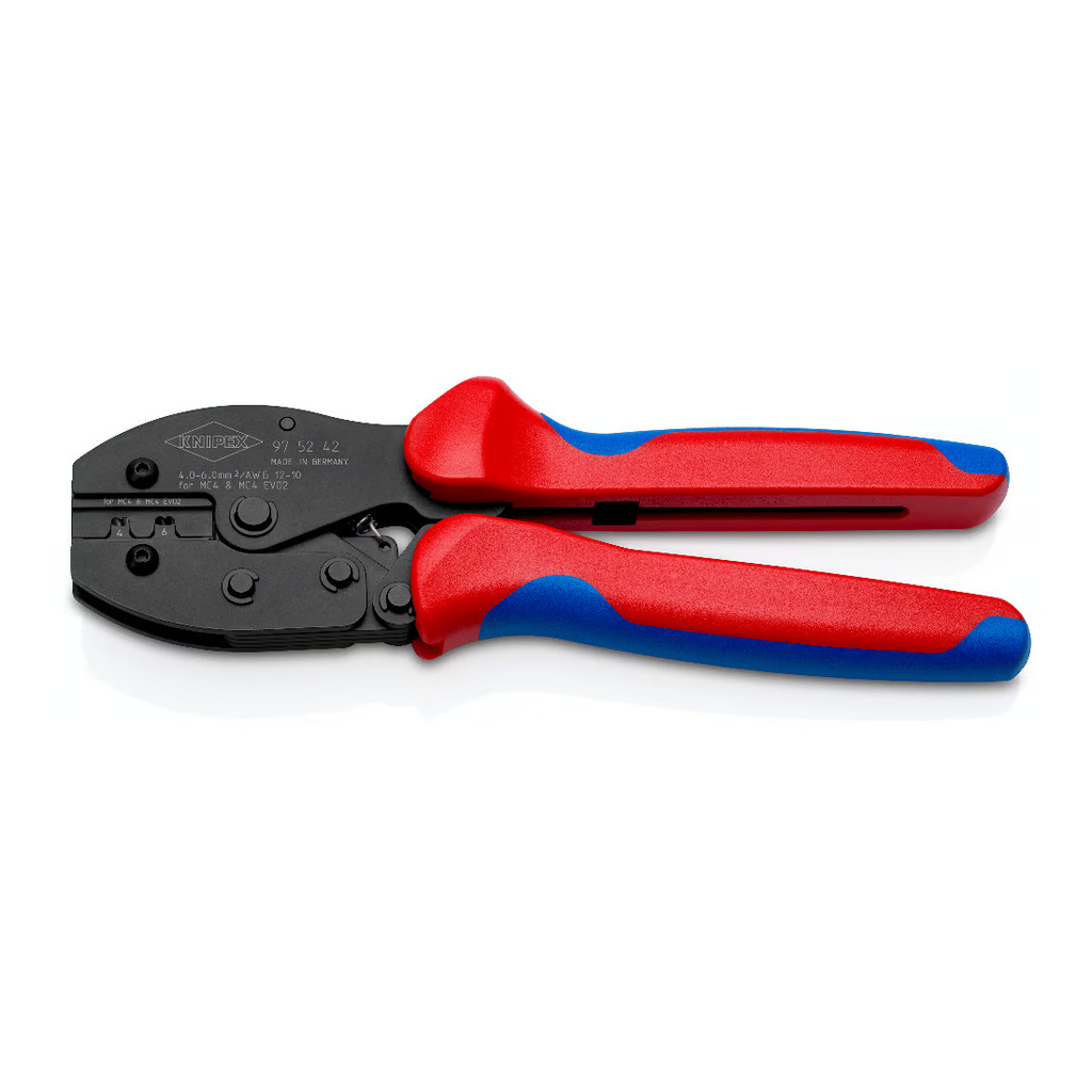 KNIPEX PreciForce Crimping Pliers for MC4 and MC4 EVO 2 connectors คีมย้ำขั้วต่อ MC4 และ MC4 EVO 2 ร