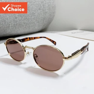 2025 แว่นกันแดดโลหะรูปไข่ - แฟชั่น Retro UV400 Cat-Eye Shades สําหรับผู้หญิง