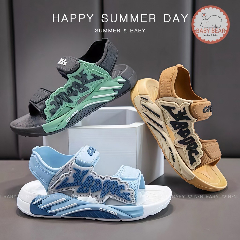 ใหม่ รองเท้าเด็ก รองเท้าเท่ๆชายหาด รองเท้าแฟชั่นเด็กผู้ชาย