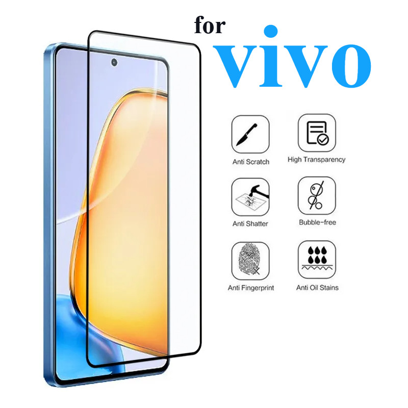 1-3 ชิ้น 9H HD กระจกนิรภัยสําหรับ vivo Y300t Y300i Y300 Y200t Y200i Y200e Y200 + Y200 Y100t Y100i Y1