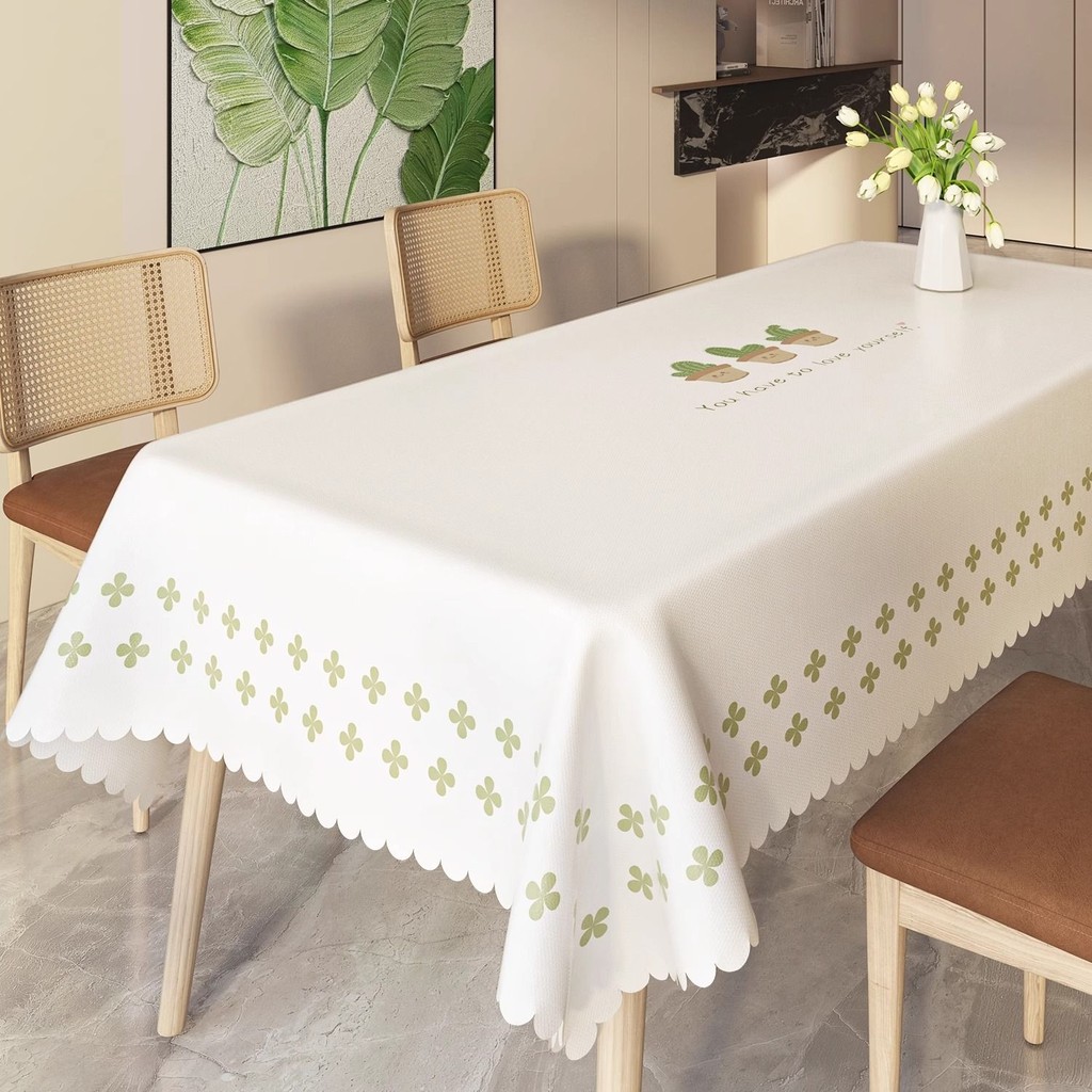 ผ้าปูโต๊ะย้อนยุคอเมริกันไม่มีการซัก กันน้ํา น้ํามัน-pBeauty ห้องนั่งเล่น ผ้าปูโต๊ะอเนกประสงค์อเนกประ