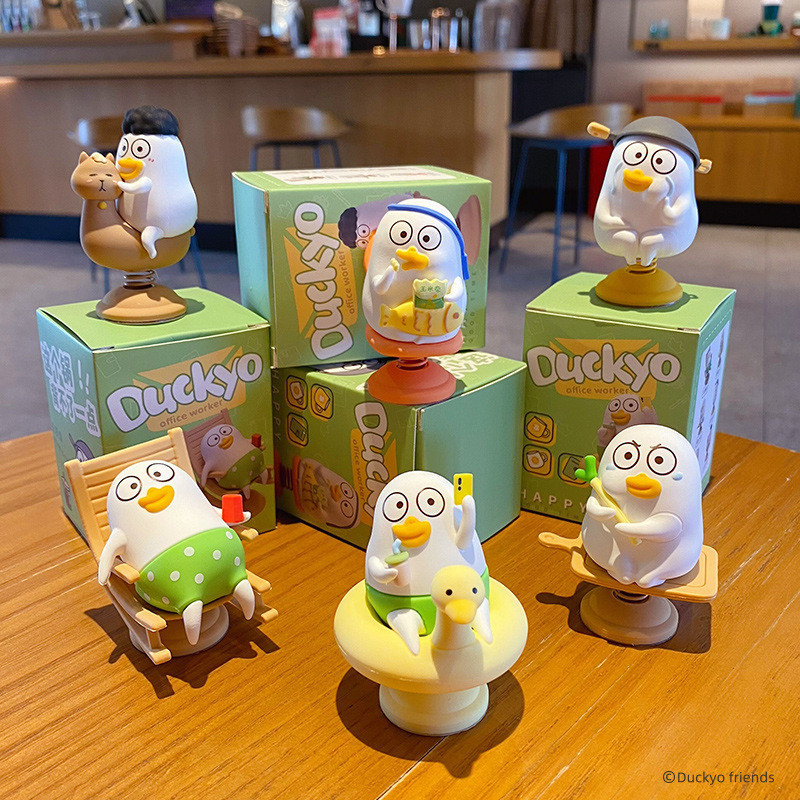 Duckyo the Hokey Pokey Decoration Home Desktop Doll Desk Decoration Car Interior Design Dashboard Or