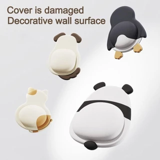 SHAR 1/2/4 ชิ้นกันชนประตู, กันกระแทกยางนุ่ม Anti Collision Pads, Anti-slip Mute Design Self กาว Handle กันชน Home