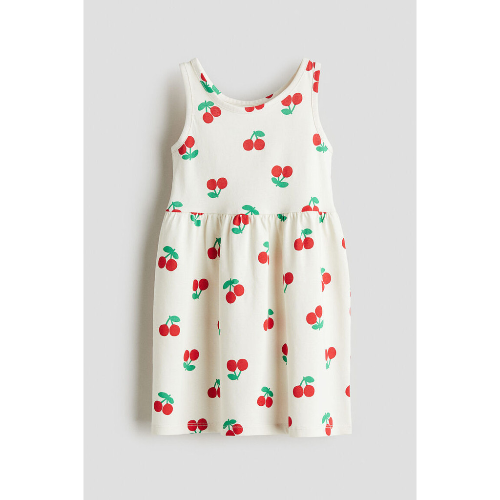 H&M(เอชแอนด์เอ็ม) ชุดเดรสผ้าฝ้ายลายพิมพ์ เด็กผู้หญิง 1157735_22