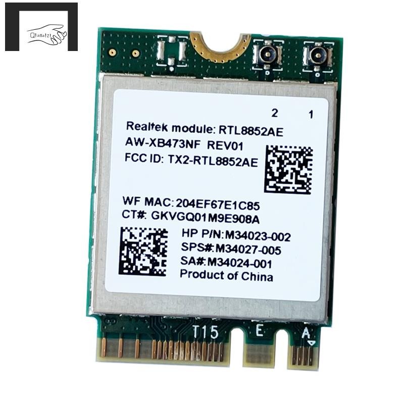 [qianaizi]2.4G 5G 802.11AC/AX โมดูลไร้สาย AW-XB473NF RTL8852AE RTL8852 Wifi 6 -MIMO การ์ดเครือข่ายบล