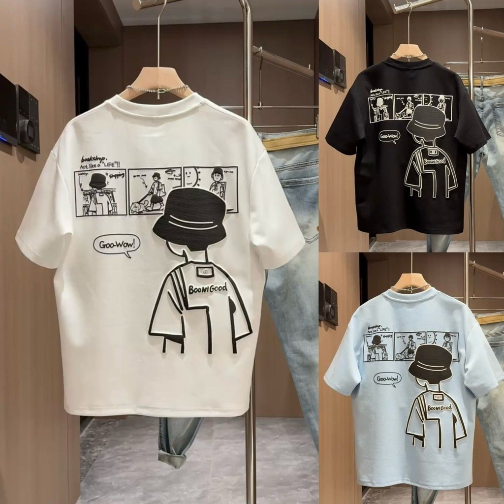 เสื้อทีซี ครึ่งแขน นุ่น เด็กชาย mùaร้อน
