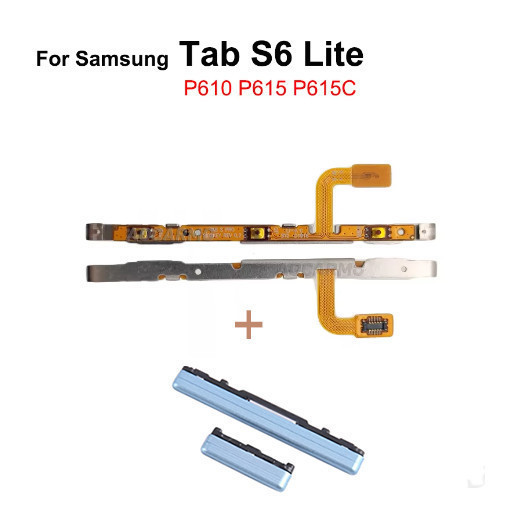 สําหรับ Samsung Tab S6 Lite P610 P615 ปุ่มเปิด/ปิดปุ่มควบคุมระดับเสียงปุ่ม Flex Cable ปุ่มเปิดปิด