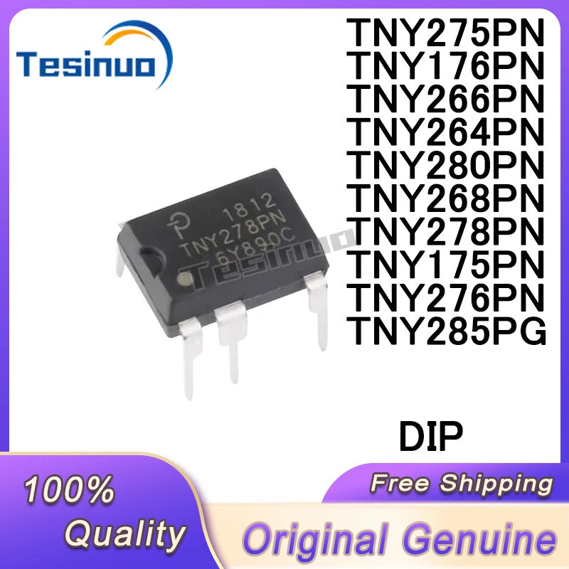 1-5PCS TNY175PN TNY176PN TNY264PN TNY266PN TNY268PN TNY275PN TNY276PN TNY278PN TNY280PN TNY285PG DIP