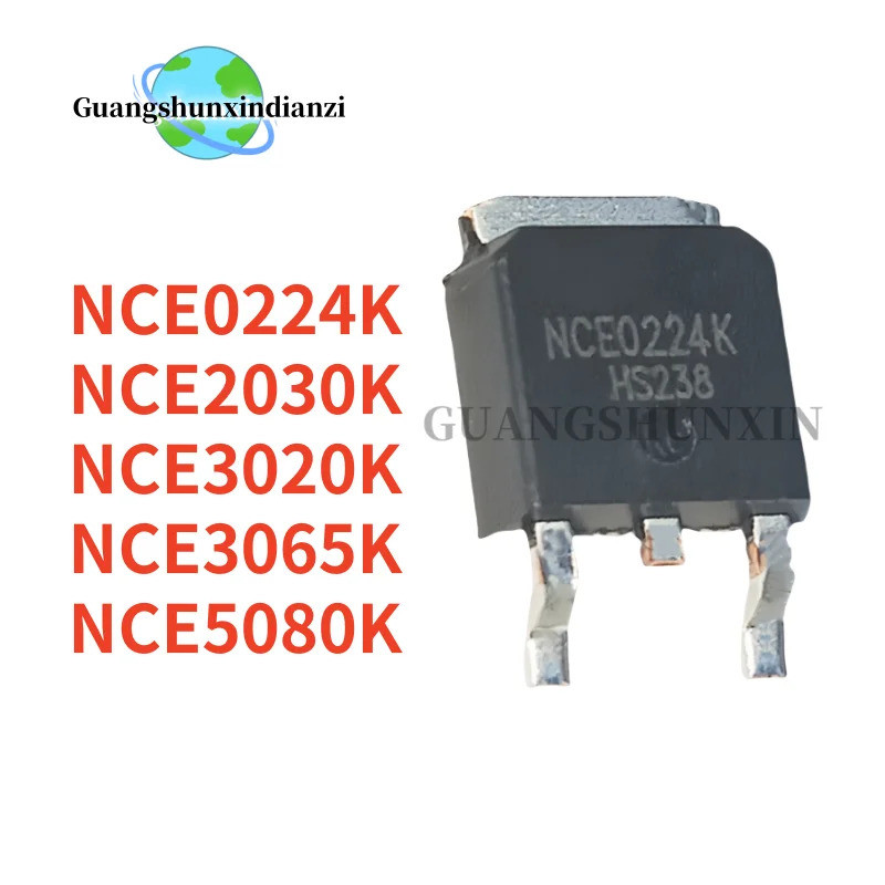 1-5PCS NCE0224K NCE2030K NCE3020K NCE3065K NCE5080K TO-252 MOS field-effect ทรานซิสเตอร์