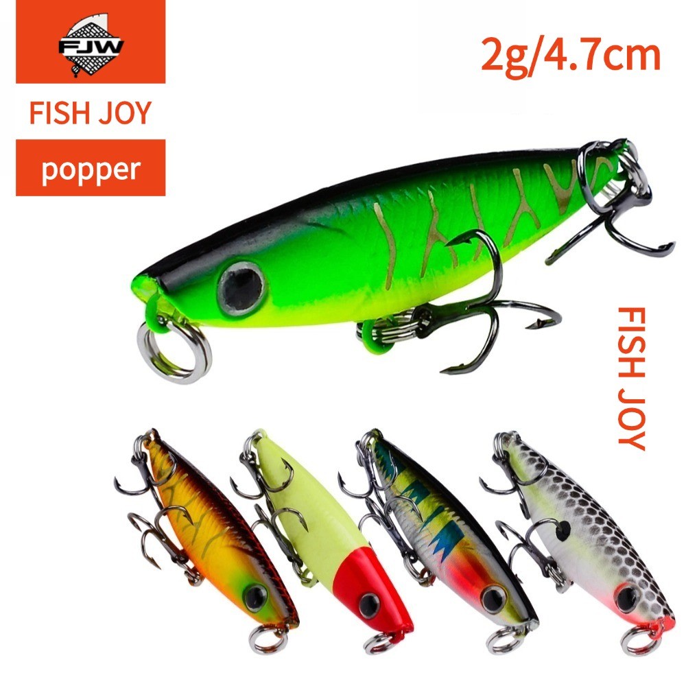 F30 ตกปลา ปลาปลอม เหยื่อเรืองแสง 3D ตาปลา สีสันสดใส ลายพราง ลายสาดสี ปลายแหลม สะพานเหยื่อ