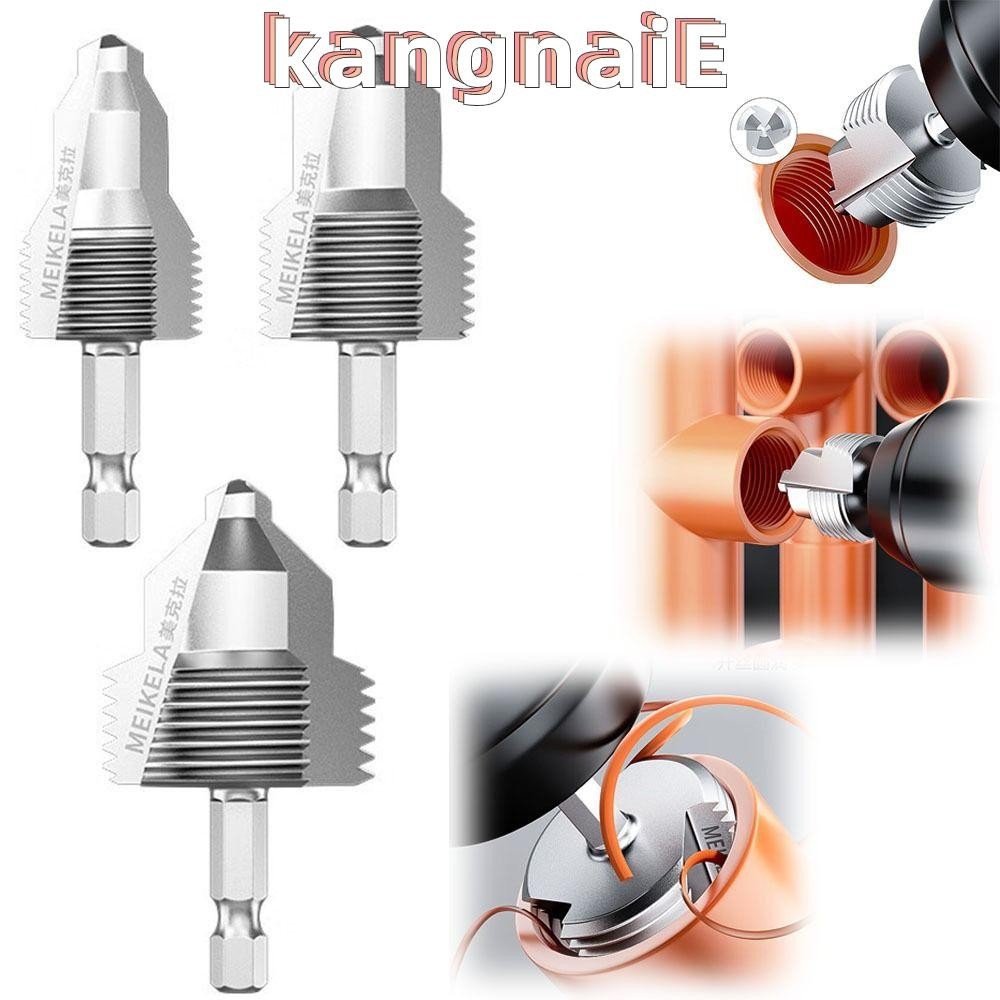 KANGNAI เครื่องต๊าปเกลียวท่อ PVC, 4 จุด/6 จุด/1 นิ้ว Fast PPR ท่อน้ําเปิดแตะ, เครื่องมือต๊าปเกลียวภายในที่ทนทาน