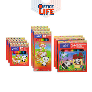 Elfen (เอลเฟ่น) สีไม้ ดินสอสี ขนาด 12 / 24 สี elfen รุ่น แท่…