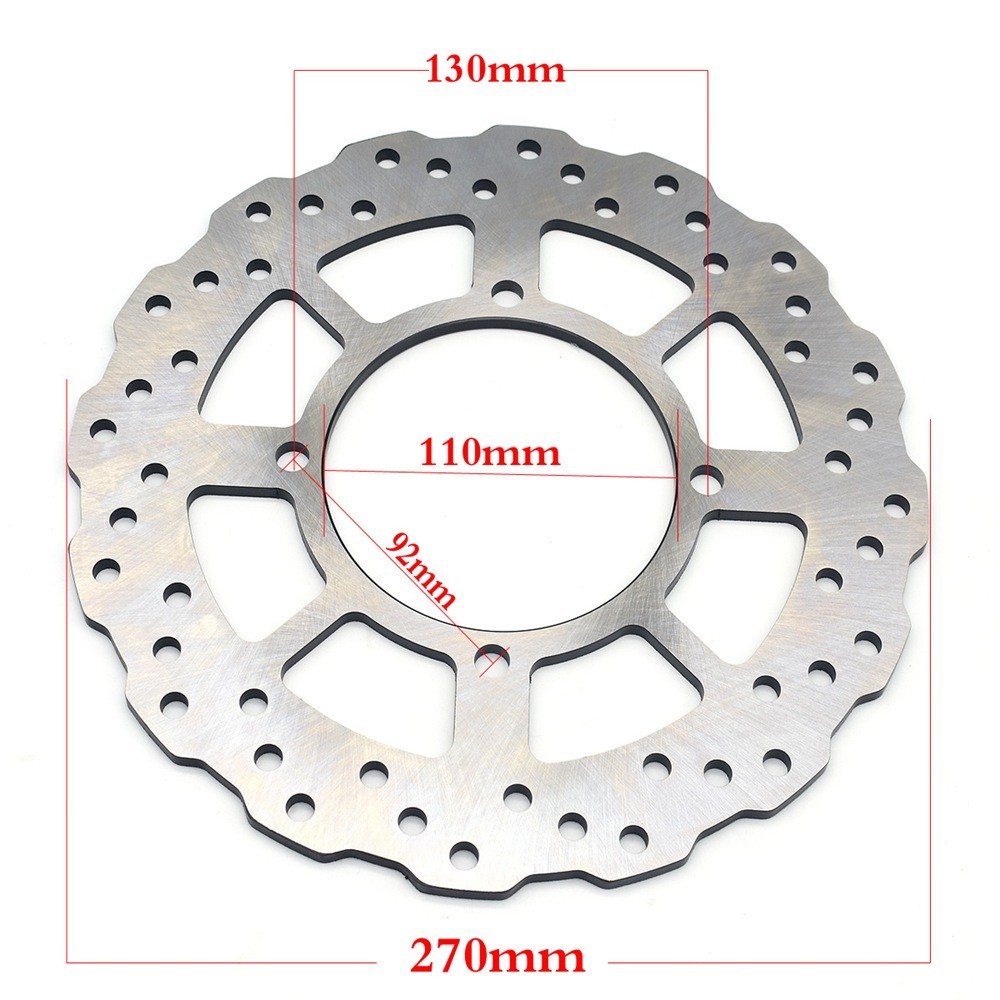 270 มม.รถจักรยานยนต์ด้านหลังเบรคโรเตอร์สําหรับ Kawasaki Concours 1400 GTR1400 ZG1400 GTR ZG 1400 200