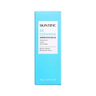 Skintific สกินทิฟิค 5X เซราไมด์ บาเรียร์ มอยเจอร์ไรเซอร์ เจล 80 กรัม
