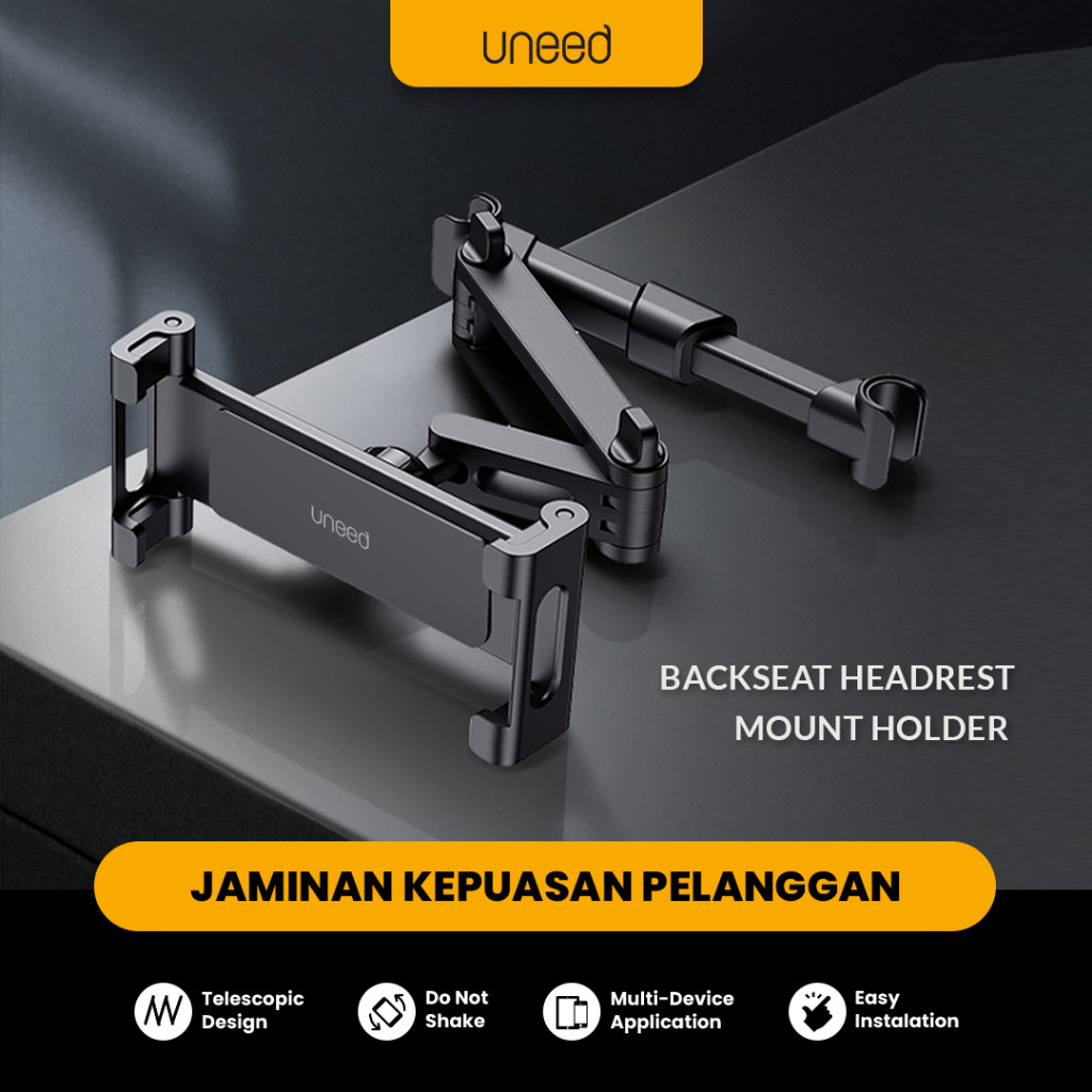 UNEED Car Backrest Headrest Mount Holder Phone Tablet Bracket - UPH306
