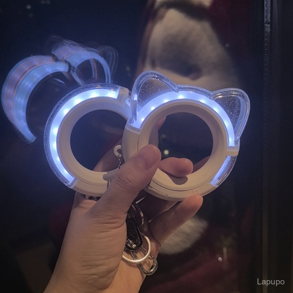 Kpop Idol itzy MINI Light Ring พวงกุญแจหูแมว lightstick keyring