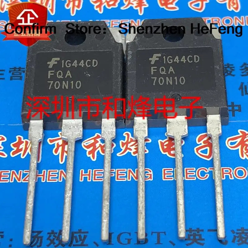 5PCS-10PCS FQA70N10 TO-3P 100V 70 คุณภาพดีที่สุด 100% Test