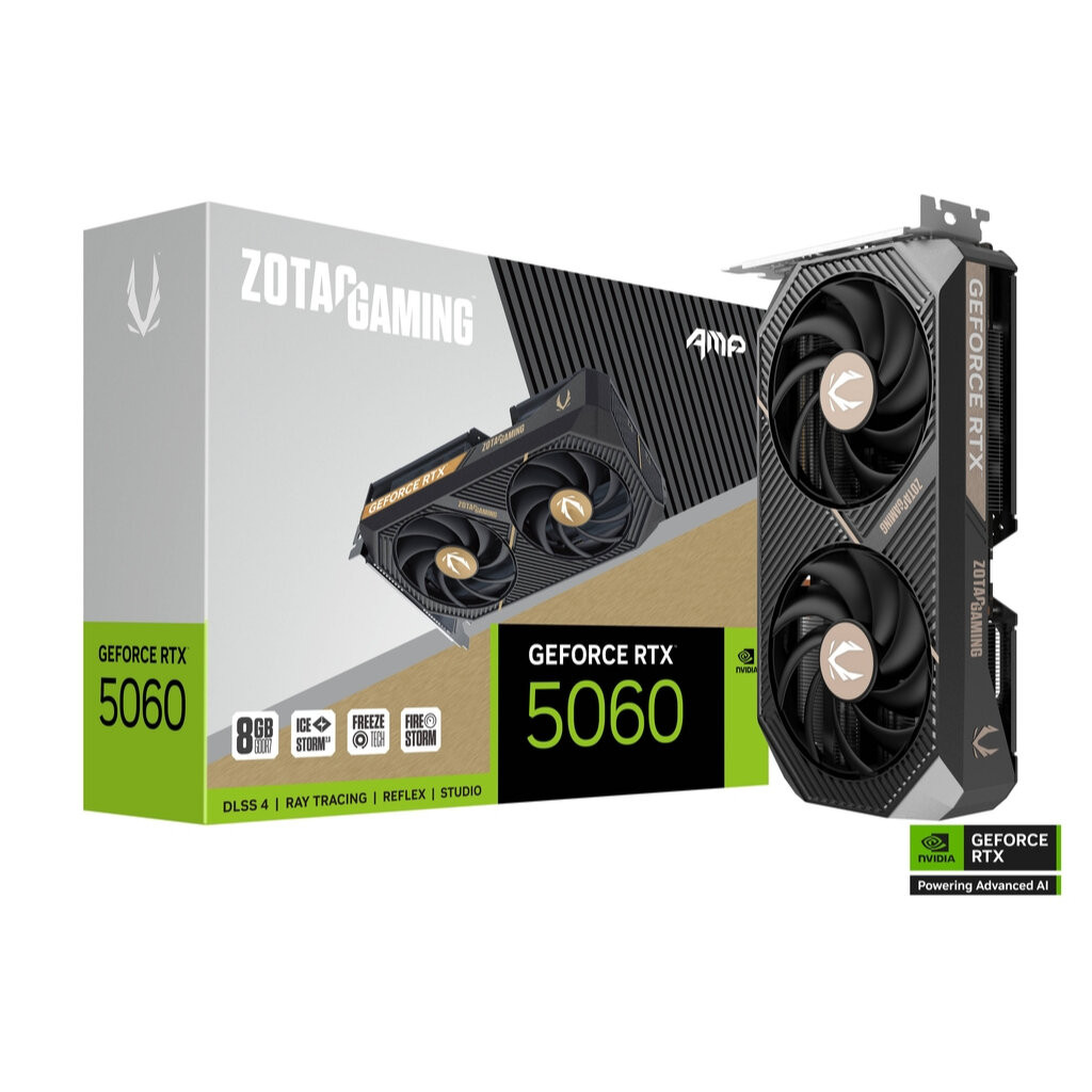 VGA ZOTAC GAMING GeForce RTX 5060 AMP 8GB GDDR7