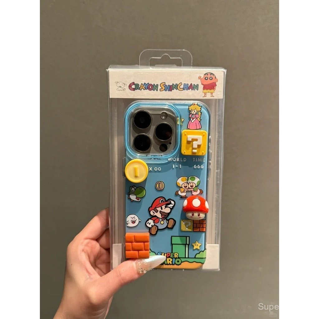 เคสโทรศัพท์ที่เข้ากันได้กับ iPhone 7 8 X XS XR XSMAX 11 12 13 14 15 16 Pro Max Plus พื้นหลังสีน้ำเงิ