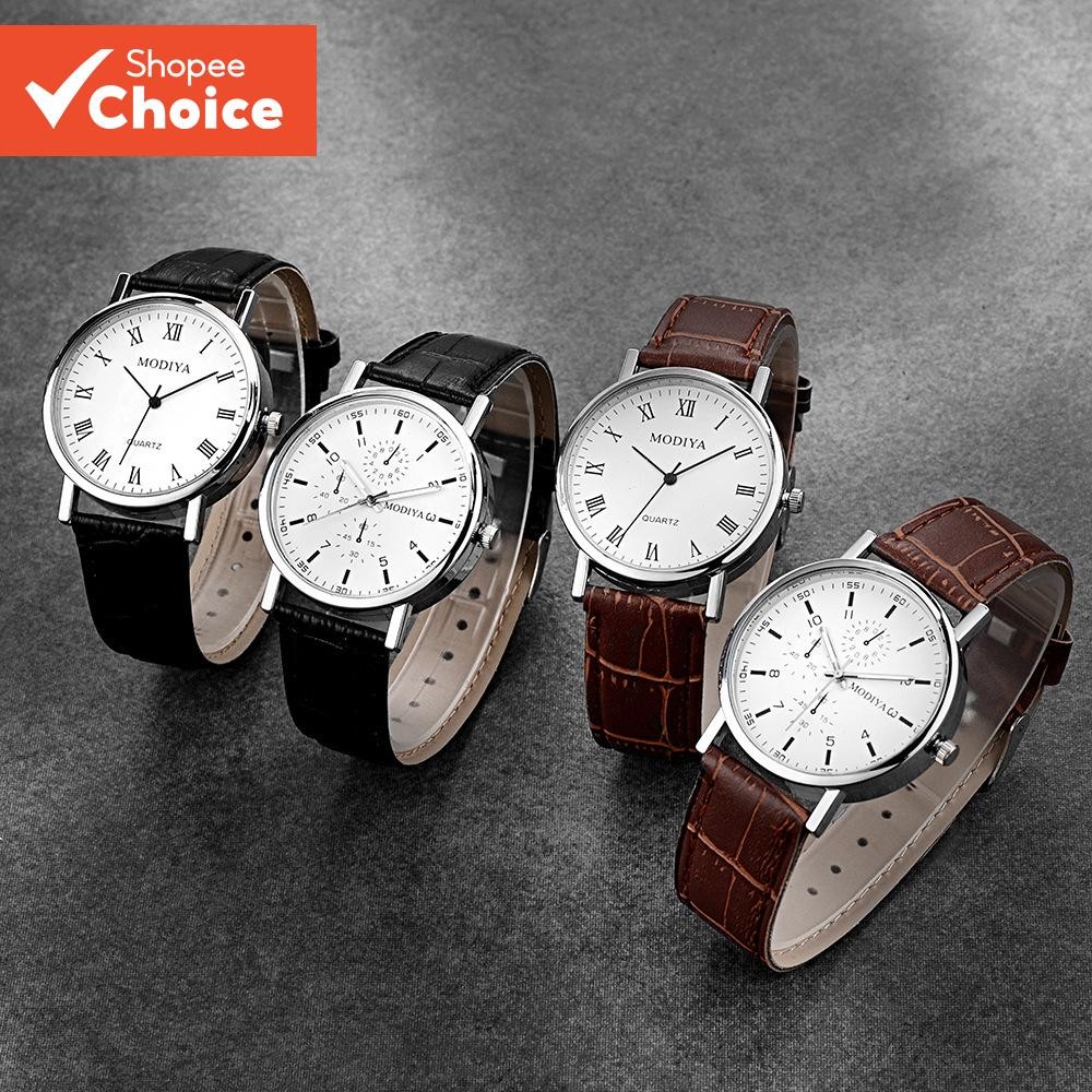 Disc Mens Quartz Watch, Slim Business Casual Stainless Steel Strap for Everyday Versatruility YL026 ราคา ถูกที่สุด ดีลบีเคเค